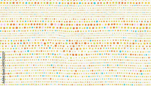 seamless pattern with colorful dots Naive Polka Dot Childish Seamless Pattern with Hand Drawn Colorful Speckles and Birthday Party Circles Background