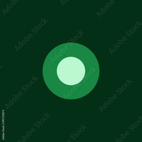 Abstract green background vector illustration featuring a digital compact disc icon with a round technology design for audio and data storage