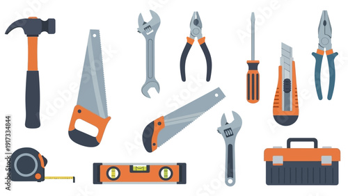 Collection of Various Tools and Equipment.