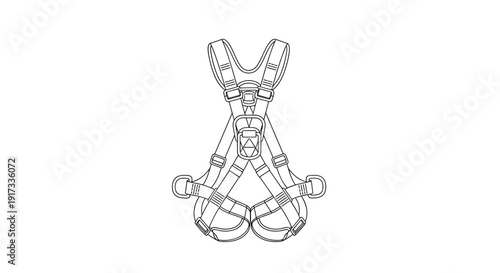 Harness Equipment for Climbing and Safety.