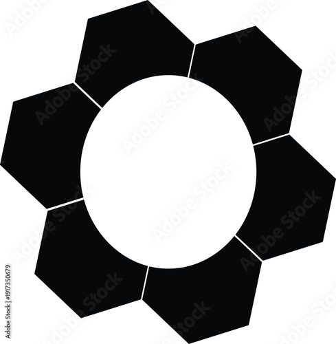 A detailed illustration of a vector file showcasing its geometric precision and design elements