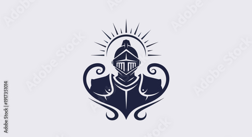 Knight emblem silhouette illustration Free Download Knight emblem silhouette illustration - GFXLoad