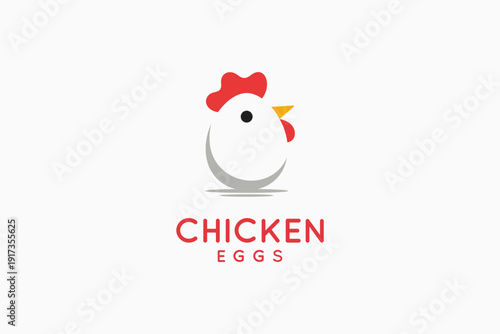 Chicken egg logo symbol icon design