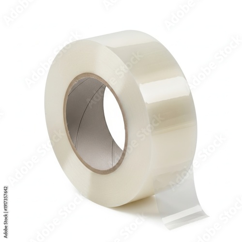 High-quality transparent packing tape roll for secure and durable sealing of boxes