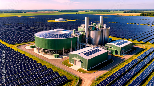 Green Hydrogen Plant with Solar Farm for Clean Energy Production
