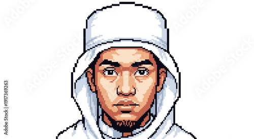 Wallpaper Mural Man in White Hood. Torontodigital.ca