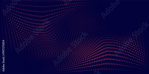 Vector background dynamic line with color abstract wave dots . simple old modern