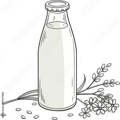 bottle of milk