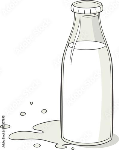 bottle of milk