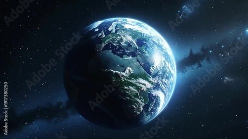 Beautiful 8K Ultra HD High Resolution Cinematic View of Planet Earth from Space