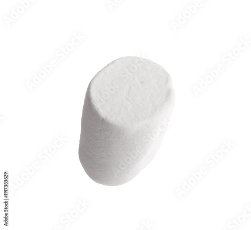 Flying sweet marshmallow on...