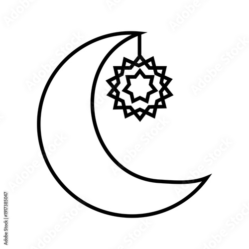 Ramadan lantern, crescent moon, Islamic, Muslim, Eid, lantern, fanous, night, celebration, holy month, religion, faith, Mubarak, Kareem, decoration, festival, greeting card, spiritual, tradition, cult