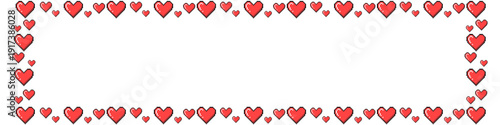 pixel love hear shape frame editable vector for retro romance. Ideal for 8-bit photo borders, valentine game graphics, and digital love themes. Symbolizes nostalgic affection and gaming.
