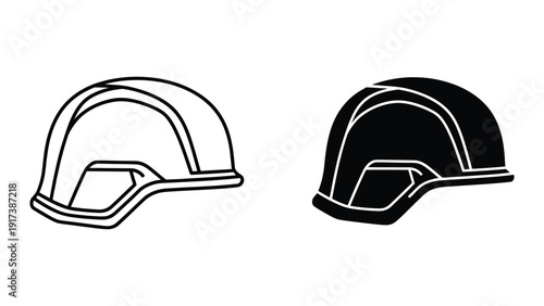 Hard hat illustration