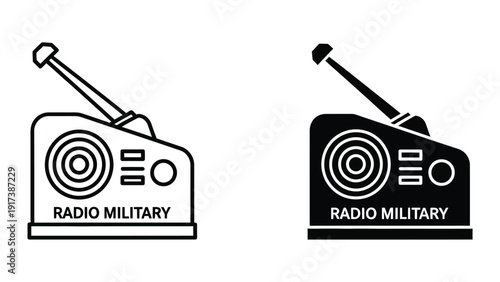Military radio emblems