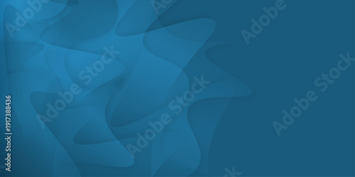 modern blue abstarct background of wave curved shape or paper cut style various geometric retro patterns shapes.	