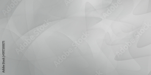 abstract background with grey gradient lines, light filled abstract design featuring curved seamless modern translucent lines color gradient background with black and white geometric various shapes.