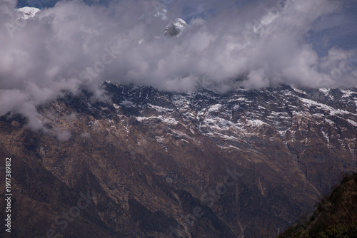 Bild auf Leinwand Annapurna Dakshin mountains