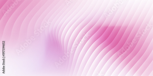 Vector pink ribbed gradation featuring abstract fractal glass and neon colors. mesh translucent