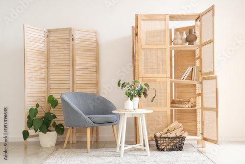 Interior of living room wit...