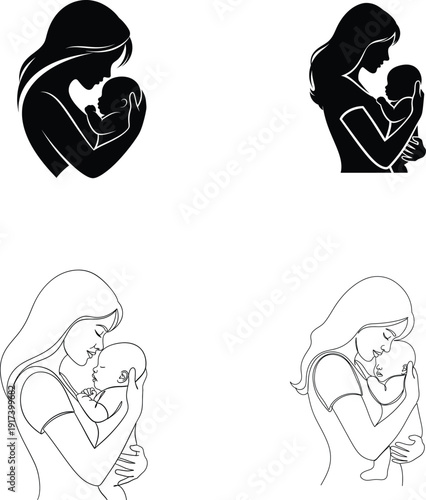 Mother's day tribute celebrating motherhood and family love