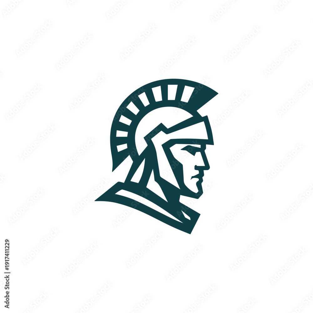 Fototapeta premium Myth Spartan Tribe Logo
