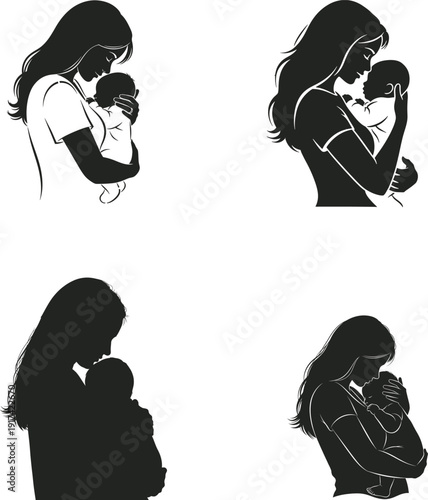 Mother's day tribute celebrating motherhood and family love