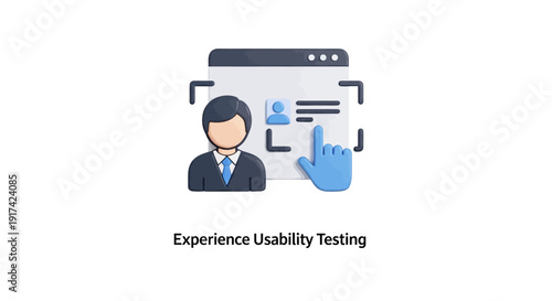 Businessman Experience Usability Testing Online.