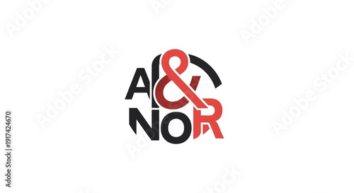 A and NOR circuit logo symbol.