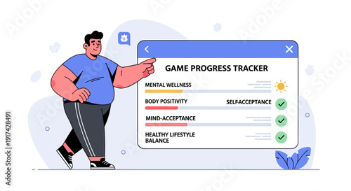 Game Progress Tracker with User Interface for Mental Wellness and Lifestyle Balance
