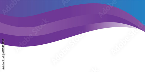 Dynamic Purple Swoosh illustration eps 10