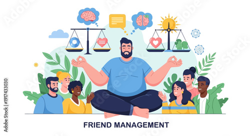 Friend Management Balancing Your Social Circle with Care and Consideration