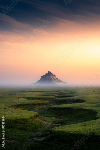 sur la voie du mont Saint Michel 