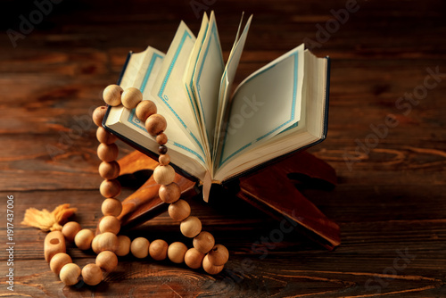 Wooden stand, Koran for Ram...