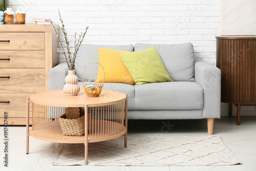 Interior of living room wit...
