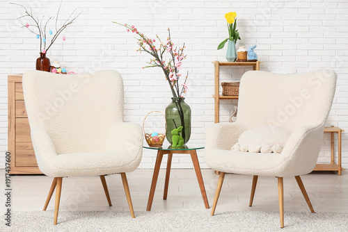 Interior of living room wit...