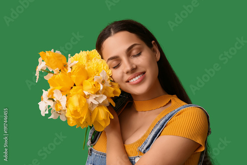 Beautiful young happy woman...