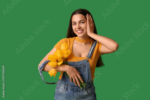 Beautiful young happy woman...