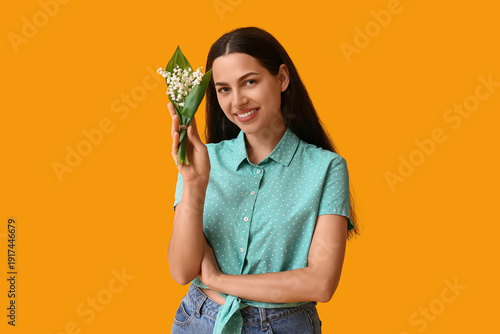 Beautiful young happy woman...