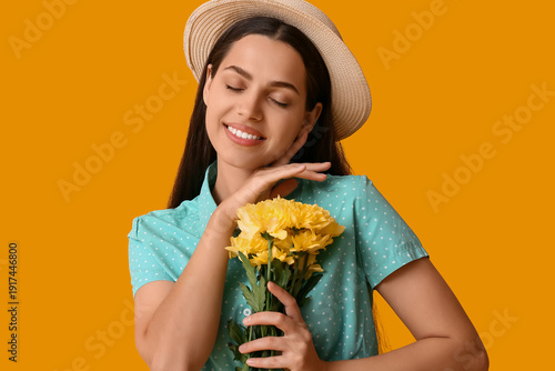 Beautiful young happy woman...