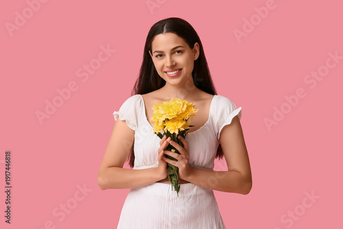 Beautiful young happy woman...