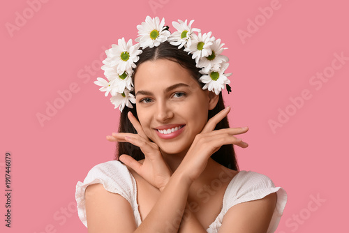 Beautiful young happy woman...