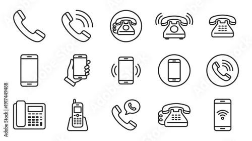 Evolution of Communication Devices from Landlines to Smartphones and Wireless Technology