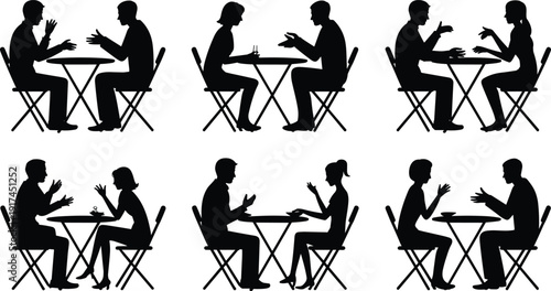 Diverse animated characters in casual clothing, vector illustration representing youth, fashion, individuality, diversity, and social identity themes