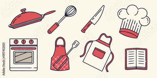 A collection of cooking utensils and tools for preparing delicious meals
