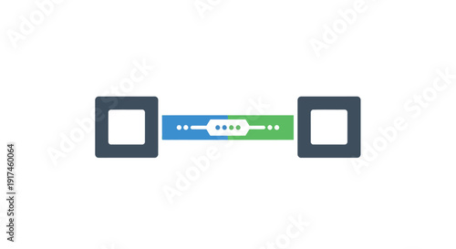 USB Cable with Connectors and Cable.