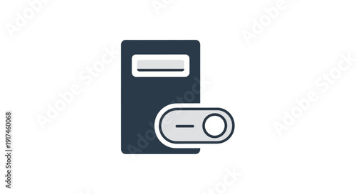 USB Flash Drive Icon Illustration Design.