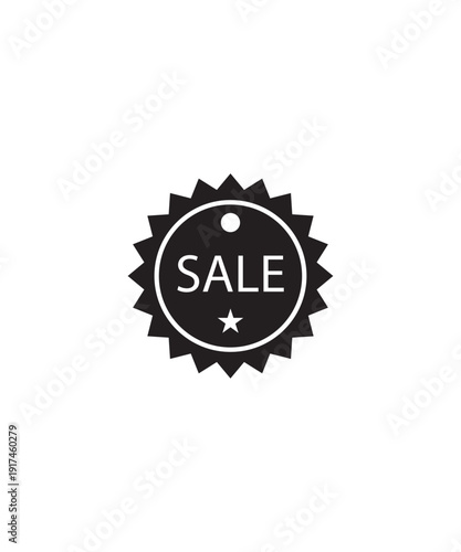 sale lable icon, vector best flat icon.