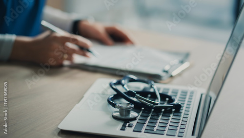 Tableau sur toile Healthcare and medical concept in the doctor's office