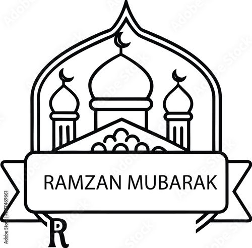 taj mahal vector illustration